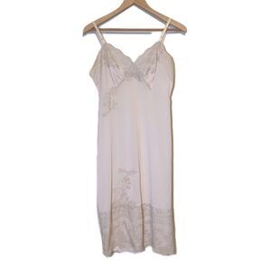 Elegant Lace Trim Slip Dress